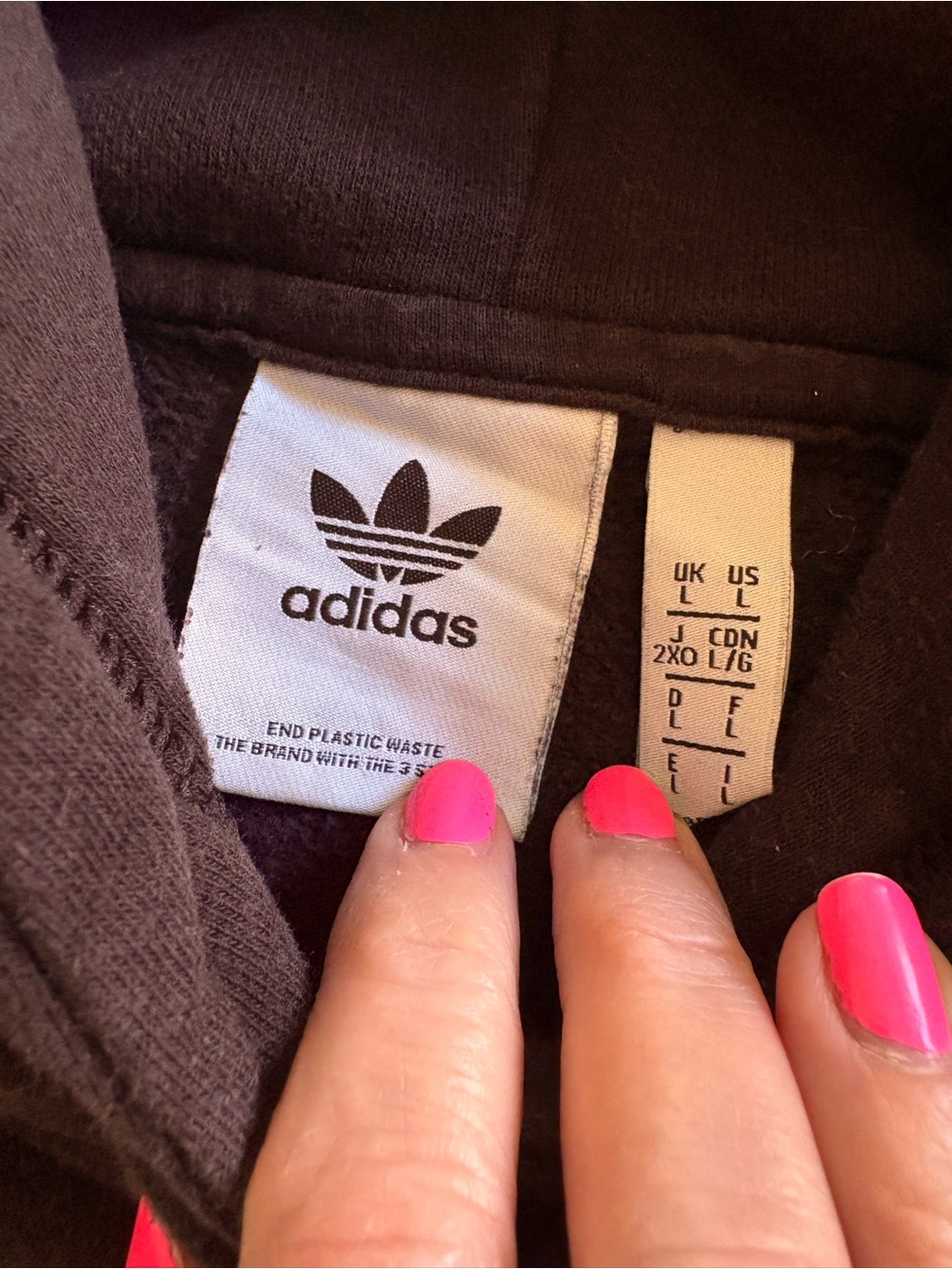 Adidas Originals Always Fresh Always Original Black Fruit Hoodie Mens large - Picture 3 of 4